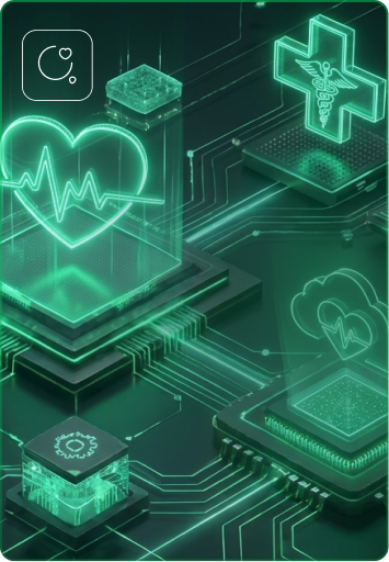 Healthcare technology illustration