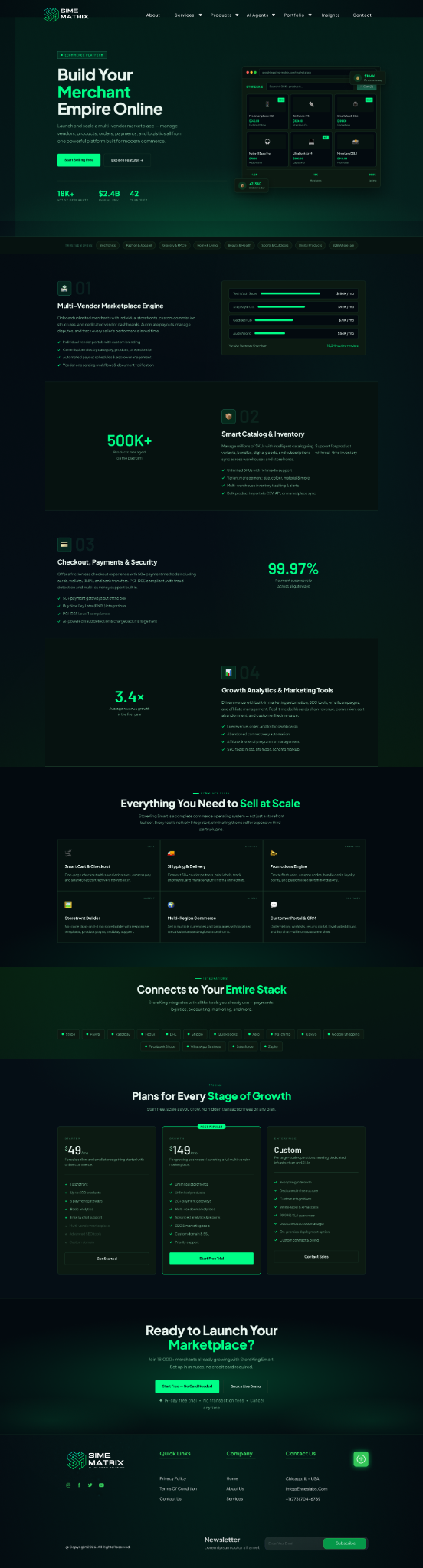 Store King product interface preview